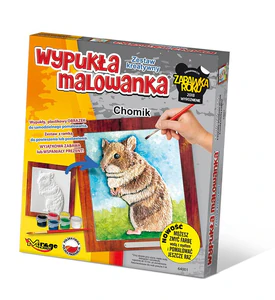 Wypukła malowanka futrzaki chomik 64001