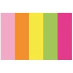 Zakładki indeksujące 15x50mm papierowe neon D.RECT
