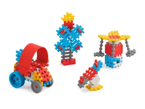 Klocki Mini Waffle Konstruktor 70 chłopiec