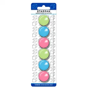 Magnesy pastel 30mm 6 sztuk Magnesy pastel 30mm 6 sztuk