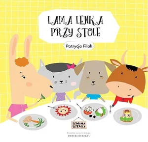 Lama Lenka przy stole Lama Lenka przy stole