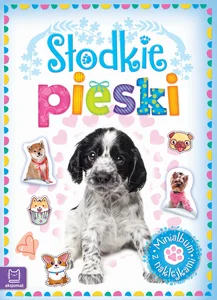 Minialbum z naklejkami Słodkie pieski