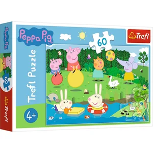 Puzzle Świnka Peppa Wakacyjna zabawa 60
