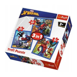 Puzzle 3w1 Spider-Man Pajęcza siła