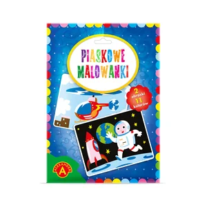 Piaskowe malowanki Astronauta Helikopter Piaskowe malowanki Astronauta Helikopter