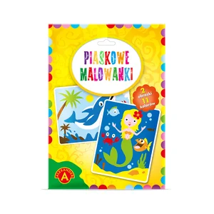 Piaskowe malowanki Syrenka Delfin