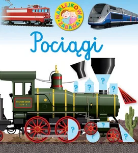Naklejkowa zabawa Pociągi