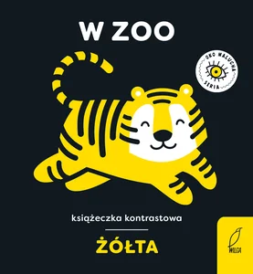 Oko malucha W zoo Książeczka kontrastowa żółta