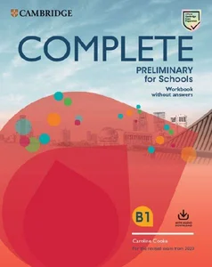 Complete Preliminary for Schools Workbook with Audio Download