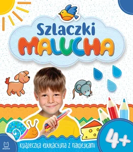 Szlaczki malucha 4+ Książeczka edukacyjna z naklejkami Szlaczki malucha 4+ Książeczka edukacyjna z naklejkami