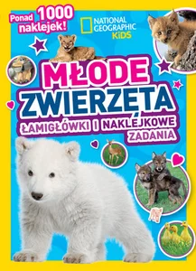 National Geographic Kids. Młode zwierzęta. Łamigłówki i naklejkowe zadania