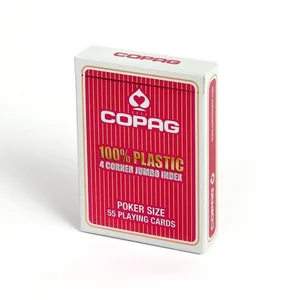 Karty do gry Copag 100% plastic 4 corner jumbo index Karty do gry Copag 100% plastic 4 corner jumbo index