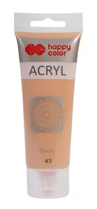 Farba akrylowa 75ml cielisty Happy Color Farba akrylowa 75ml cielisty Happy Color