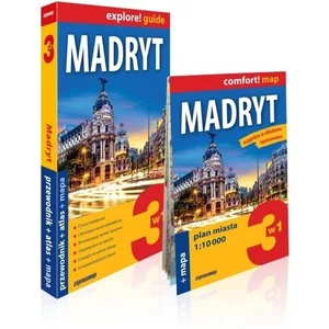 Madryt 3w1 przewodnik + atlas + mapa