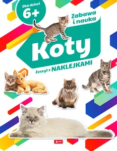 Koty Zeszyt z naklejkami Koty Zeszyt z naklejkami