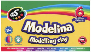 Modelina As 6 kolorów