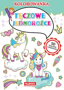 Kolorowanka Tęczowe jednorożce