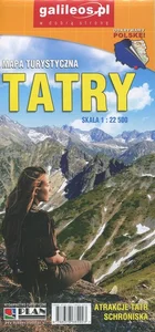 Tatry. Mapa turystyczna w skali 1:22 500 Tatry. Mapa turystyczna w skali 1:22 500
