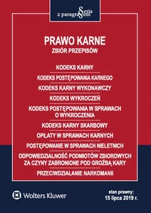 Prawo karne Zbiór przepisów