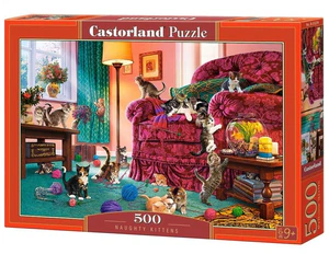 Puzzle 500 Naughty Kittens