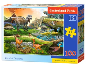 Puzzle World of Dinosaurs 100 B-111084