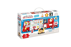 CzuCzu Puzzle z dziurką Wóz strażacki