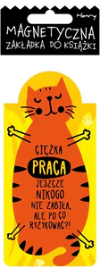Zakładka magnetyczna kot praca