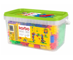 Klocki Korbo Basic 180 elementów