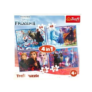 Puzzle 4w1 Frozen 2 Podróż w nieznane Puzzle 4w1 Frozen 2 Podróż w nieznane