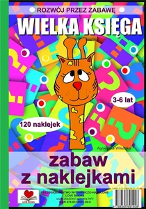 Wielka księga zabaw z naklejkami