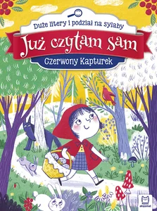 Już czytam sam Czerwony Kapturek Duże litery i