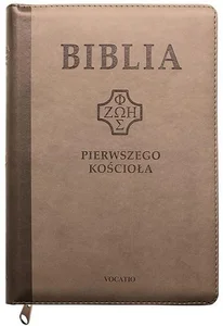 Biblia Pierwszego Kościoła brązowa z paginatorami i suwakiem Biblia Pierwszego Kościoła brązowa z paginatorami i suwakiem