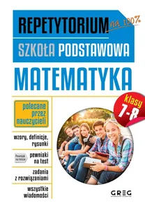 Repetytorium Matematyka klasy 7-8