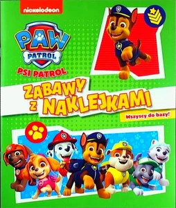 Zbiórka w bazie zabawy z naklejkami Psi Patrol