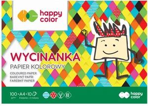 Blok Happy Color Wycinanka A4, 10 arkuszy, kolorowy (HA 3710 2030-A10)