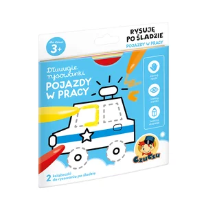 CzuCzu Dłuuugie rysowanki Rysuję po śladzie Pojazdy w akcji