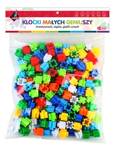 Klocki małych geniuszy 128 elementów