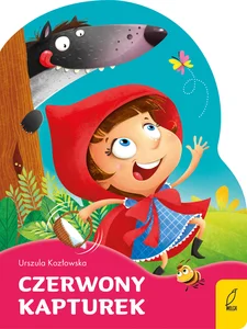 Bajki na dobranoc Czerwony Kapturek wykrojnik