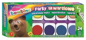 Farby akwarelowe Bambino 24 kolory