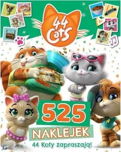 44 Koty zapraszają! 525 naklejek. 44 koty