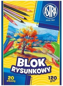 Blok rysunkowy A4 20 kartek 10 sztuk