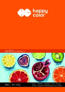 Blok Happy Color do akrylu ART A3 10 arkuszy 360g