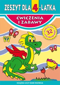 Zeszyt dla 4-latka Ćwiczenia i zabawy