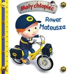 Rower Mateusza. Mały chłopiec Rower Mateusza. Mały chłopiec