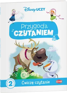 Disney uczy Kraina Lodu Przygoda z czytaniem Ćwiczę czytanie Poziom 2 Czytanie metodą globalną