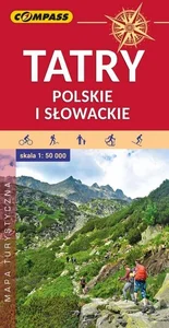 Tatry Polskie i Słowackie Mapa turystyczna 1:50 000