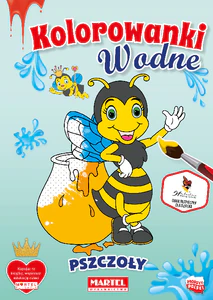 Kolorowanka wodna Pszczoły