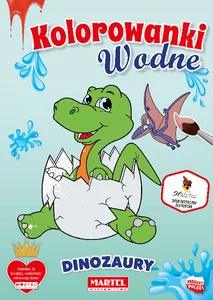Kolorowanka wodna Dinozaury Kolorowanka wodna Dinozaury