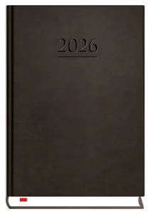 Terminarz 2026 Powszechny B6 dzienny czarny