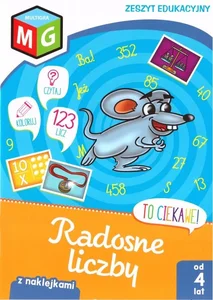 To ciekawe Radosne liczby zeszyt edukacyjny z naklejkami